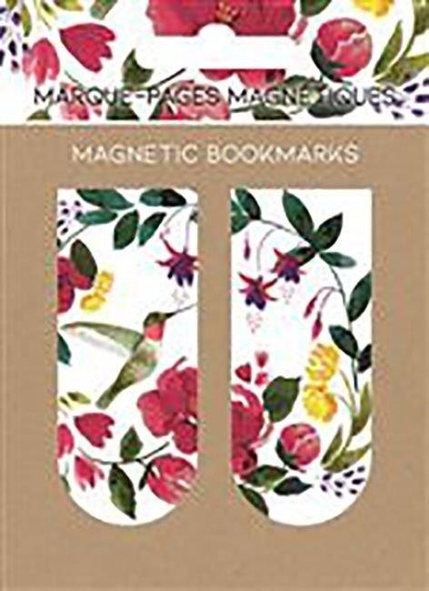 PUNT DE LLIBRE MAGNETIC OCELLS I FLORS MARCAPAGINAS  MAGNETICO FLORES Y PAJAROS | 7316197942607