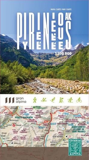 PIRINEUS 1:350.000 | 9788470112256