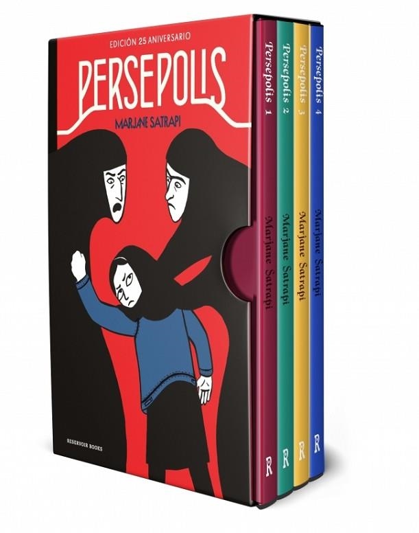 PERSÉPOLIS (ESTUCHE 4 LIBROS - EDICIÓN 25 ANIVERSARIO) | 9788410352568 | SATRAPI, MARJANE