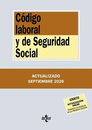 CÓDIGO LABORAL Y DE SEGURIDAD SOCIAL | 9788430994540 | EDITORIAL TECNOS