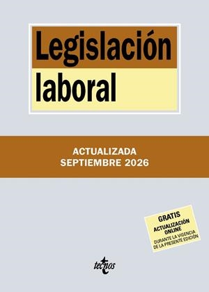 LEGISLACIÓN LABORAL | 9788430994342 | EDITORIAL TECNOS