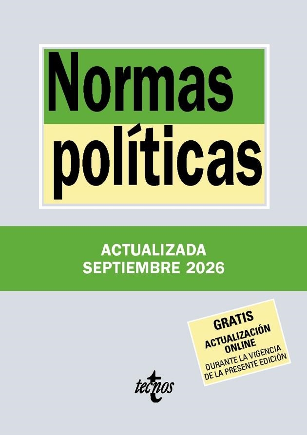 NORMAS POLÍTICAS | 9788430994434 | EDITORIAL TECNOS