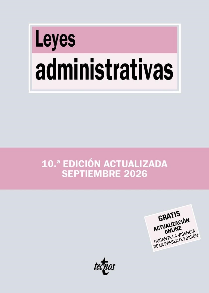LEYES ADMINISTRATIVAS | 9788430994519 | EDITORIAL TECNOS
