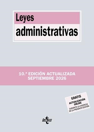 LEYES ADMINISTRATIVAS | 9788430994519 | EDITORIAL TECNOS