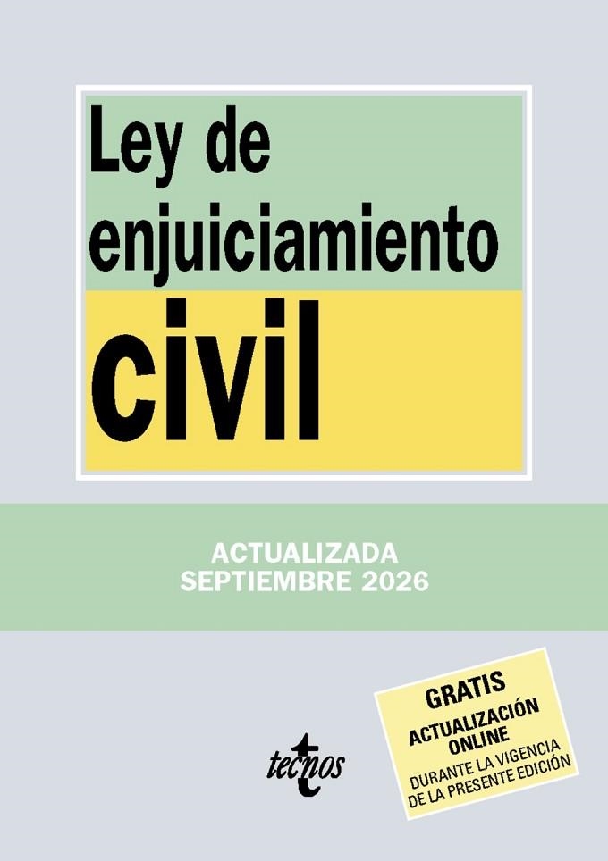 LEY DE ENJUICIAMIENTO CIVIL | 9788430994526 | EDITORIAL TECNOS