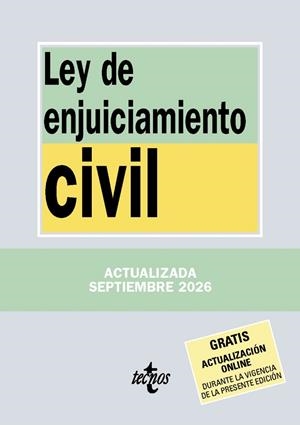 LEY DE ENJUICIAMIENTO CIVIL | 9788430994526 | EDITORIAL TECNOS