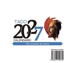 TACO CALENDARIO DEL CORAZÓN DE JESÚS 2027  NOTAS SIN SOPORTE   --- A APRTIR 24/08/2026 --------- | 9788427150614