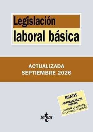 LEGISLACIÓN LABORAL BÁSICA | 9788430994489 | EDITORIAL TECNOS