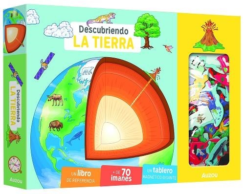 DESCUBRIENDO LA TIERRA. TABLERO MAGNÉTICO+LIBRO+IMANES | 9791039581325 | ROBERGE, SYLVIE