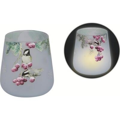 PORTAESPELMES OCELL NADAL   PORTAVELAS PAJARO NAVIDAD | 4029753234957