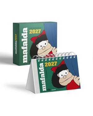MAFALDA 2027 CALENDARIO DE ESCRITORIO VERDE CON CAJA | 9786316693938 | QUINO