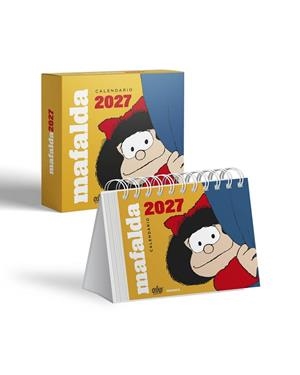 MAFALDA 2027 CALENDARIO DE ESCRITORIO AMARILLO CON CAJA | 9786316693945 | QUINO