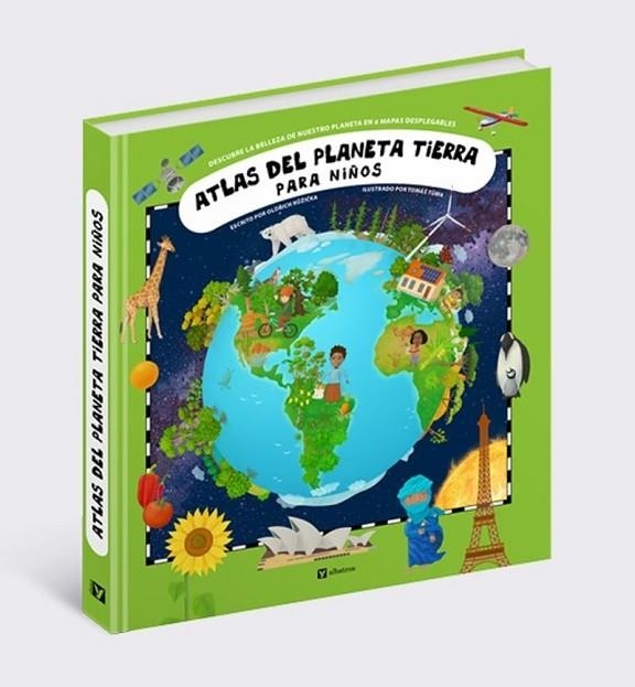 ATLAS DEL PLANETA TIERRA PARA NIÑOS (CON 6 MAPAS DESPLEGABLES) | 9788000079615