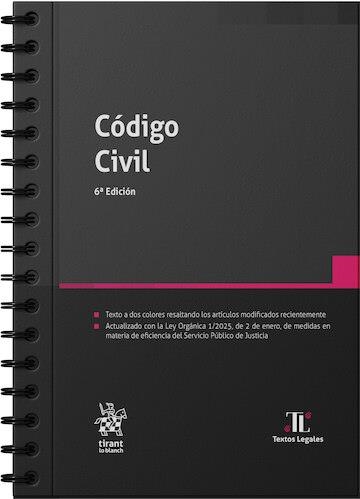 CÓDIGO CIVIL 6ª ED ESPIRAL | 9791370593452 | BLASCO GASCÓ, FRANCISCO DE P.