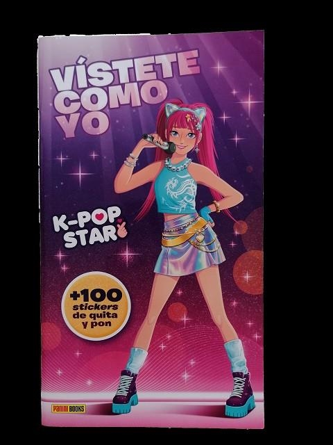 K-POP SUPER STARS. VÍSTETE COMO YO + 100 STICKERS DE QUITA Y PON (PORTADA ROSA) | 9791370139803