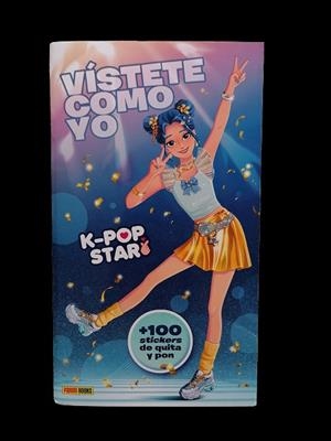 K-POP SUPER STARS. VÍSTETE COMO YO + 100 STICKERS DE QUITA Y PON (PORTADA AZUL) | 9791370139827