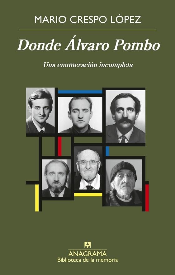DONDE ÁLVARO POMBO. UNA ENUMERACIÓN INCOMPLETA | 9788433951083 | CRESPO LÓPEZ, MARIO