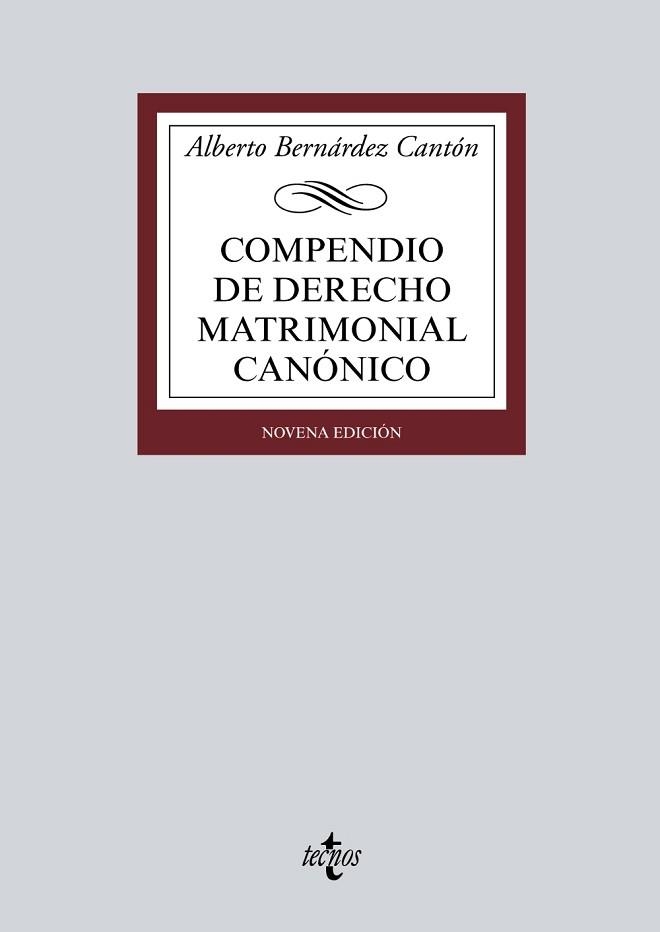 COMPENDIO DE DERECHO MATRIMONIAL CANONICO | 9788430932849 | BERNARDEZ CANTON,ALBERTO