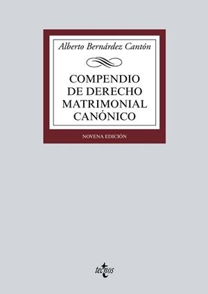 COMPENDIO DE DERECHO MATRIMONIAL CANONICO | 9788430932849 | BERNARDEZ CANTON,ALBERTO
