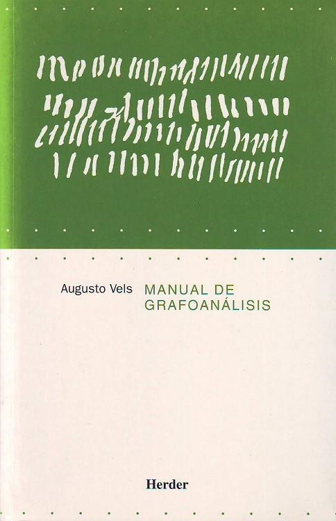 MANUAL DE GRAFOANALISIS | 9788425421938 | VELS,AUGUSTO