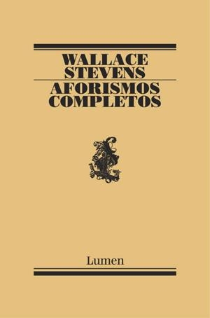 AFORISMOS COMPLETOS | 9788426428691 | STEVENS,WALLACE