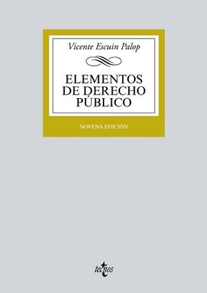 ELEMENTOS DE DERECHO PUBLICO | 9788430970575 | ESCUIN PALOP,VICENTE