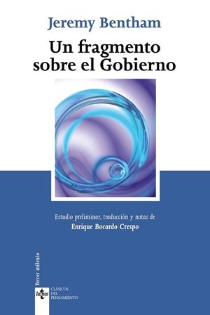 UN FRAGMENTO SOBRE EL GOBIERNO | 9788430950478 | BENTHAM,JEREMY